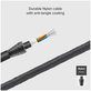 SBS - Câble USB-C / USB-C pour LCD & PowerDelivery 100W (1m), noir