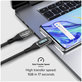 SBS - Câble USB-C / USB-C pour LCD & PowerDelivery 100W (1m), noir