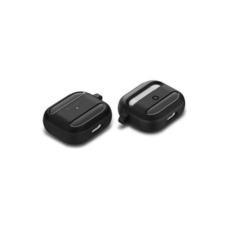 Spigen - Coque Rugged Armor pour Apple AirPods 3, noir mat