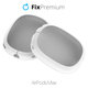 FixPremium - Coques en silicone pour AirPods Max, blanches