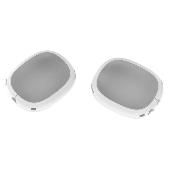 FixPremium - Coques en silicone pour AirPods Max, blanches