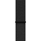 FixPremium - Bracelet en nylon pour Apple Watch (42, 44, 45 et 49 mm), noir