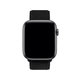 FixPremium - Bracelet en nylon pour Apple Watch (42, 44, 45 et 49 mm), noir