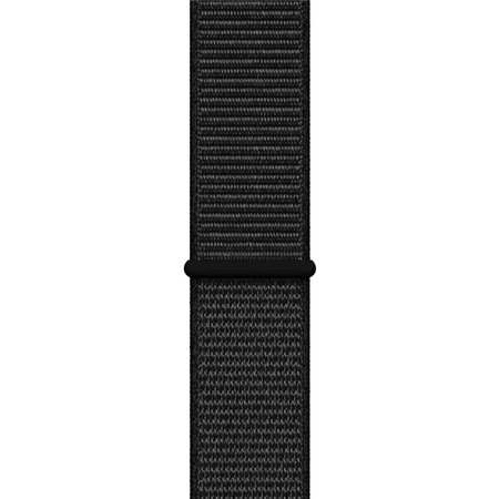 FixPremium - Bracelet en nylon pour Apple Watch (38, 40 et 41 mm), noir