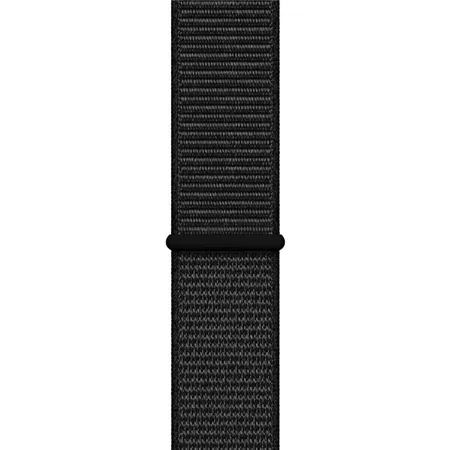 FixPremium - Bracelet en nylon pour Apple Watch (38, 40 et 41 mm), noir