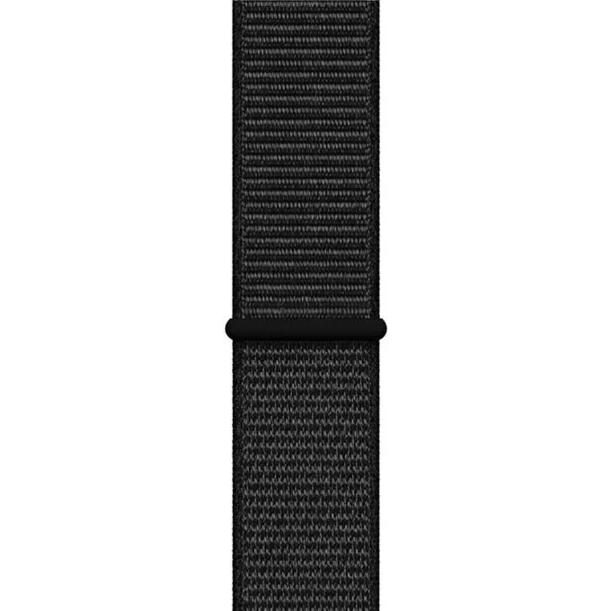 FixPremium - Bracelet en nylon pour Apple Watch (38, 40 et 41 mm), noir