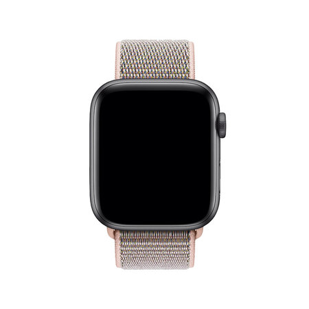 FixPremium - Bracelet en nylon pour Apple Watch (38, 40 et 41 mm), rose