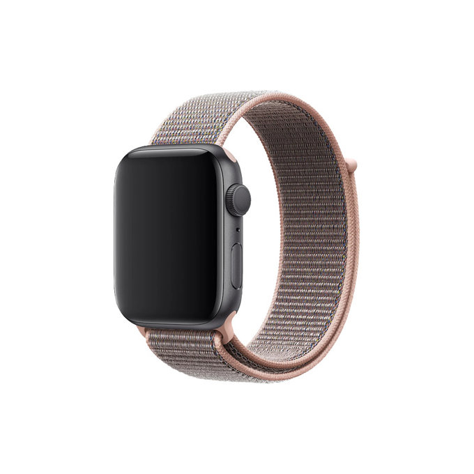 FixPremium - Bracelet en nylon pour Apple Watch (38, 40 et 41 mm), rose