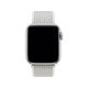 FixPremium - Bracelet en nylon pour Apple Watch (42, 44, 45 et 49 mm), blanc