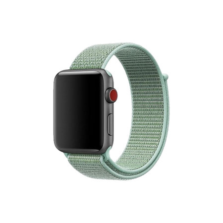 FixPremium - Bracelet en nylon pour Apple Watch (42, 44, 45 et 49 mm), turquoise
