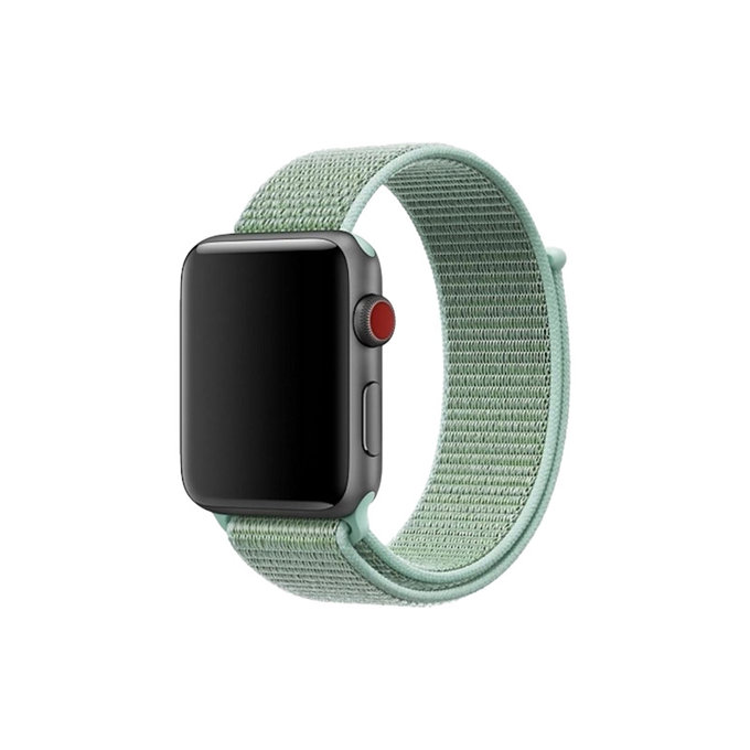 FixPremium - Bracelet en nylon pour Apple Watch (42, 44, 45 et 49 mm), turquoise