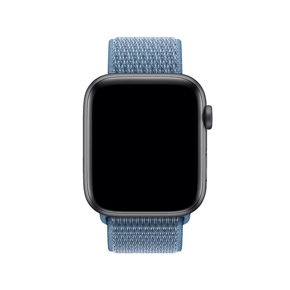 FixPremium - Bracelet en nylon pour Apple Watch (42, 44, 45 et 49 mm), bleu