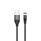 FixPremium - Câble magnétique Lightning / USB (2m), noir