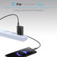 FixPremium - Indicateur LED du câble USB-C / USB (1m), noir
