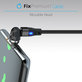 FixPremium - Câble magnétique USB-C / USB (1m), noir