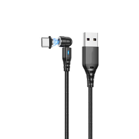 FixPremium - Câble magnétique USB-C / USB (1m), noir