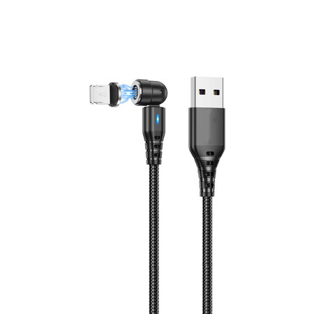 FixPremium - Câble magnétique Lightning / USB (1m), noir