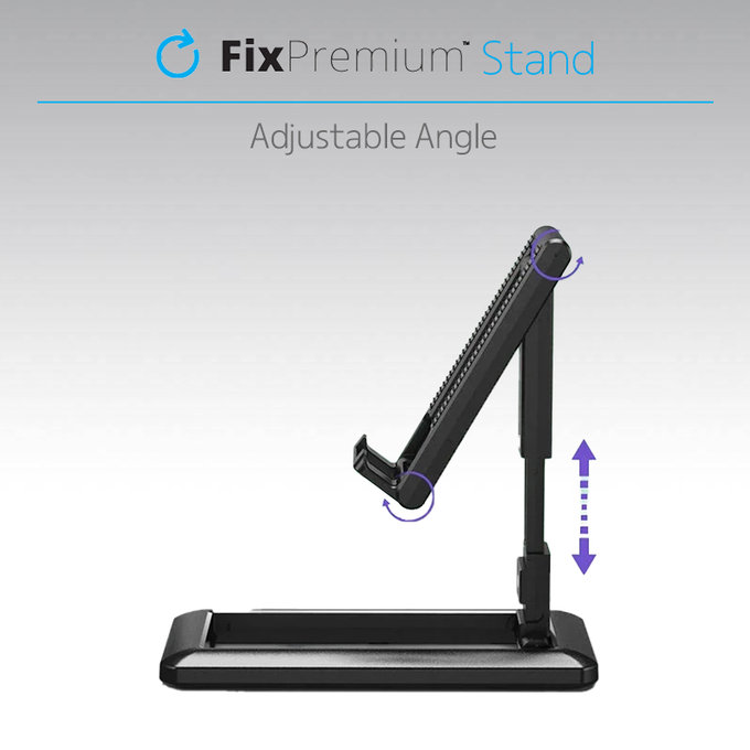 FixPremium - Support pour Smartphone/Tablette, noir