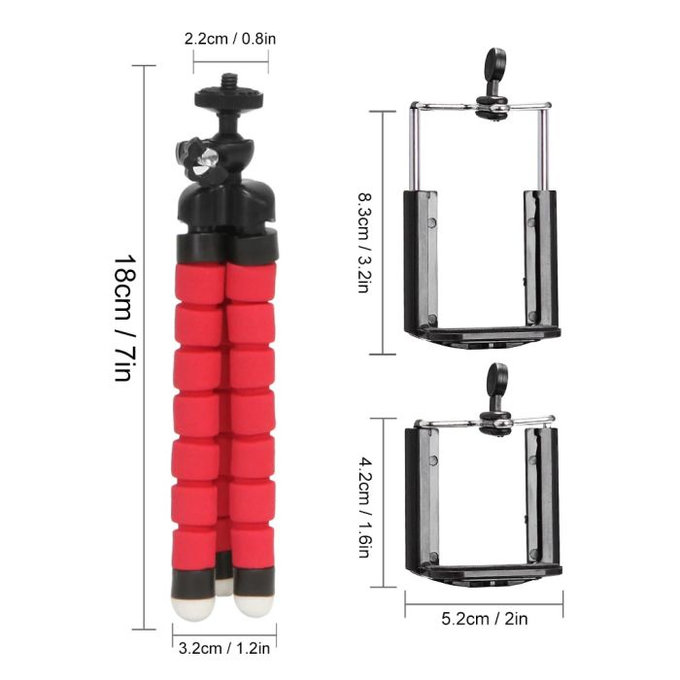 FixPremium - Trépied pour Smartphone, noir