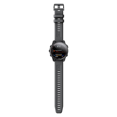 FixPremium - Bracelet en silicone pour Garmin (QuickFit 26 mm), noir