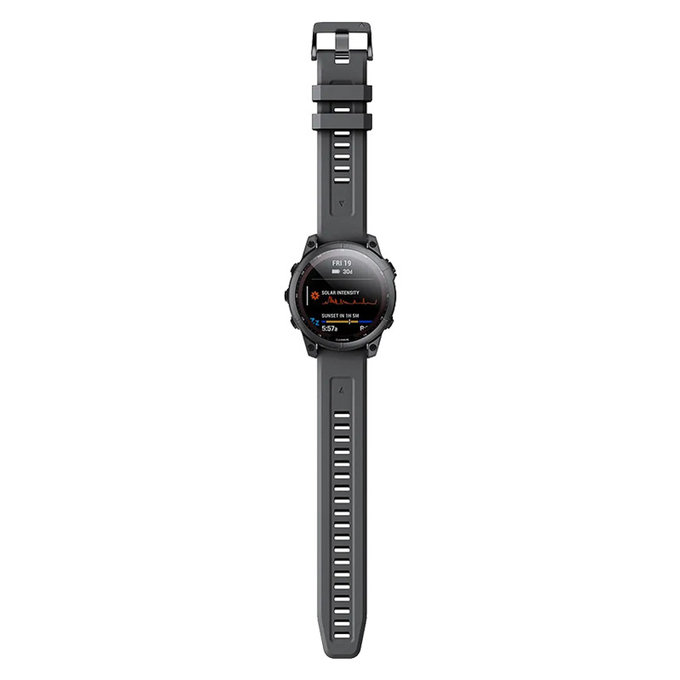 FixPremium - Bracelet en silicone pour Garmin (QuickFit 26 mm), noir