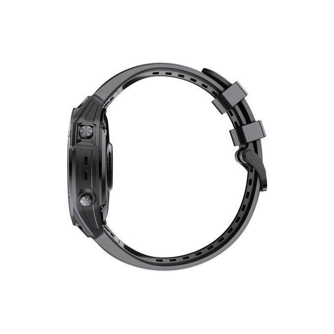 FixPremium - Bracelet en silicone pour Garmin (QuickFit 26 mm), noir