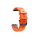FixPremium - Bracelet en silicone pour Garmin (QuickFit 26 mm), orange