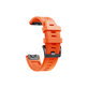 FixPremium - Bracelet en silicone pour Garmin (QuickFit 26 mm), orange