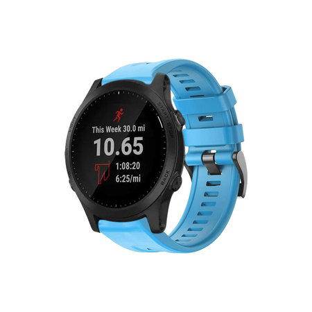 FixPremium - Bracelet en silicone pour Garmin (QuickFit 22 mm), bleu