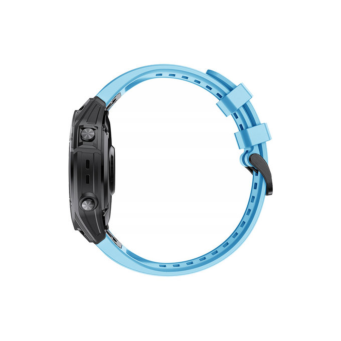 FixPremium - Bracelet en silicone pour Garmin (QuickFit 26 mm), bleu