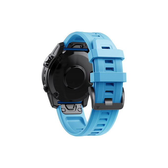 FixPremium - Bracelet en silicone pour Garmin (QuickFit 26 mm), bleu