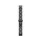 FixPremium - Bracelet en acier inoxydable pour Garmin (QuickFit 22 mm), noir