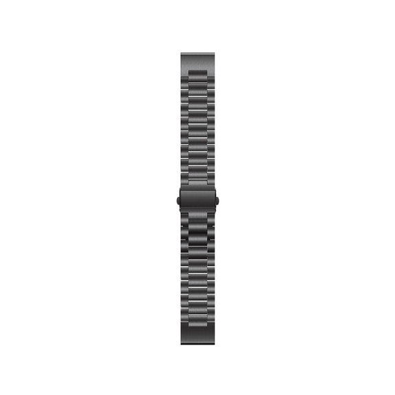 FixPremium - Bracelet en acier inoxydable pour Garmin (QuickFit 26 mm), noir