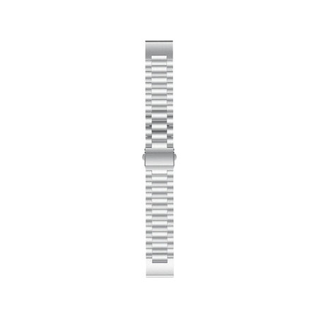 FixPremium - Bracelet en acier inoxydable pour Garmin (QuickFit 22 mm), argent