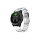 FixPremium - Bracelet en acier inoxydable pour Garmin (QuickFit 22 mm), argent
