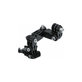 FixPremium - Support à 3 bras pour GoPro, noir