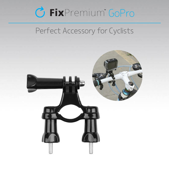 FixPremium - Support vélo pour GoPro, noir