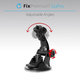 FixPremium - Support pour GoPro s Ventouse, noir