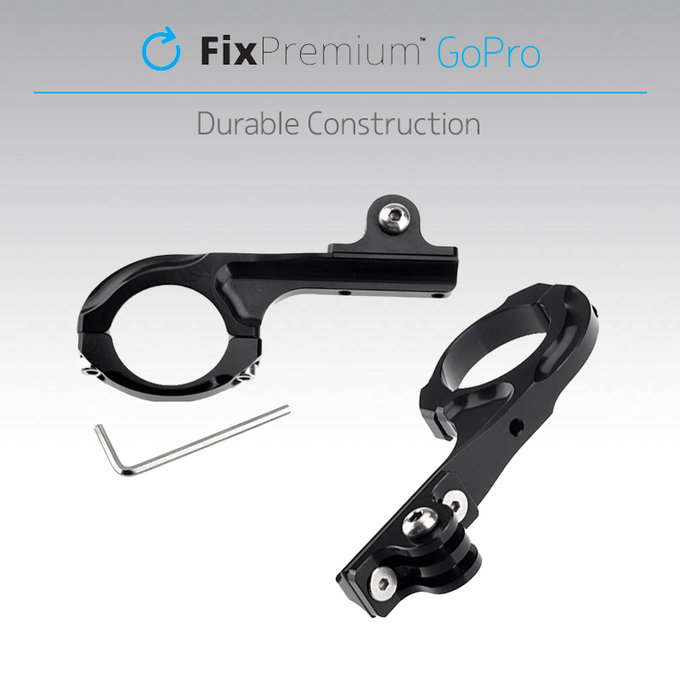 FixPremium - Support vélo pour GoPro, noir