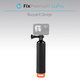 FixPremium - Flotteur pour GoPro, noir