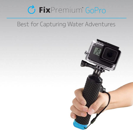 FixPremium - Flotteur pour GoPro, noir