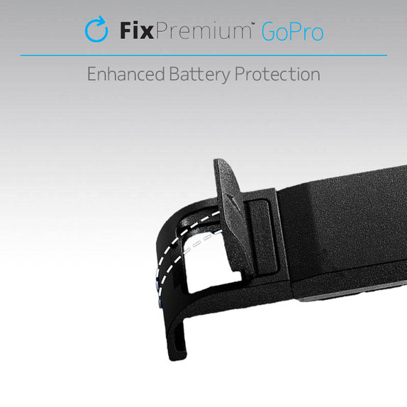 FixPremium - Étui à piles pour GoPro Hero 9, noir