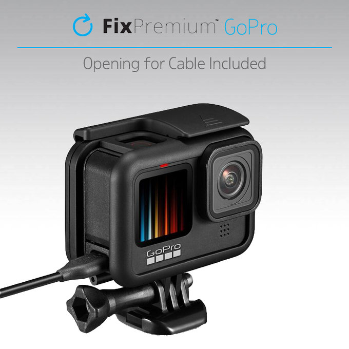 FixPremium - Étui à piles pour GoPro Hero 9, noir