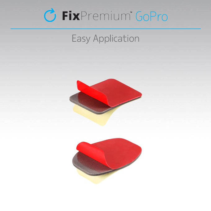 FixPremium - Ensemble d'autocollants pour support GoPro