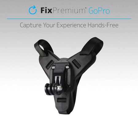 FixPremium - Support de casque pour GoPro, noir