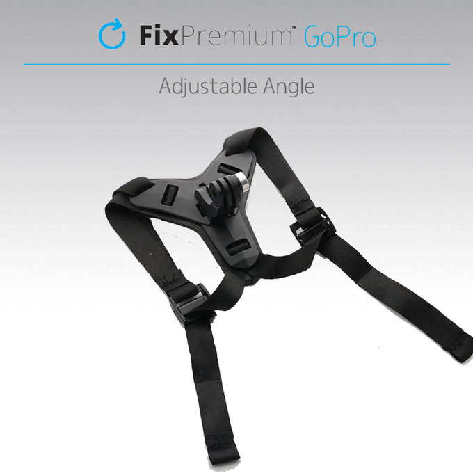 FixPremium - Support de casque pour GoPro, noir