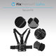FixPremium - Support de corps pour GoPro, noir