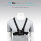 FixPremium - Support de corps pour GoPro, noir