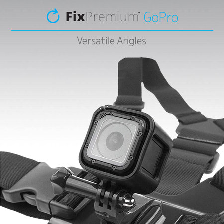 FixPremium - Support de corps pour GoPro, noir
