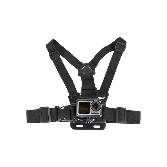 FixPremium - Support de corps pour GoPro, noir